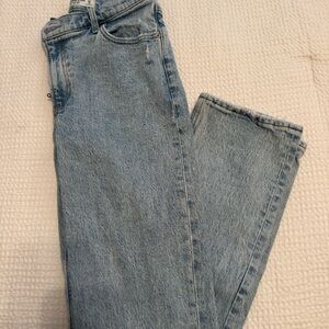 Abercrombie Light Blue Straight Leg Jeans